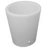 Owalna lampa stojąca Flower ES-FL022 Step LED 5W RGBW IP65 donica biała