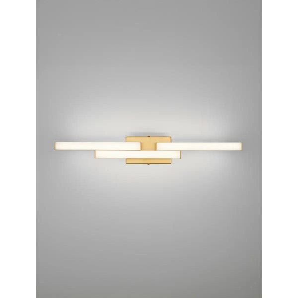 Kinkiet ścienny do łazienki MARVONA LE45681 LED 14W 4000K IP44 złota