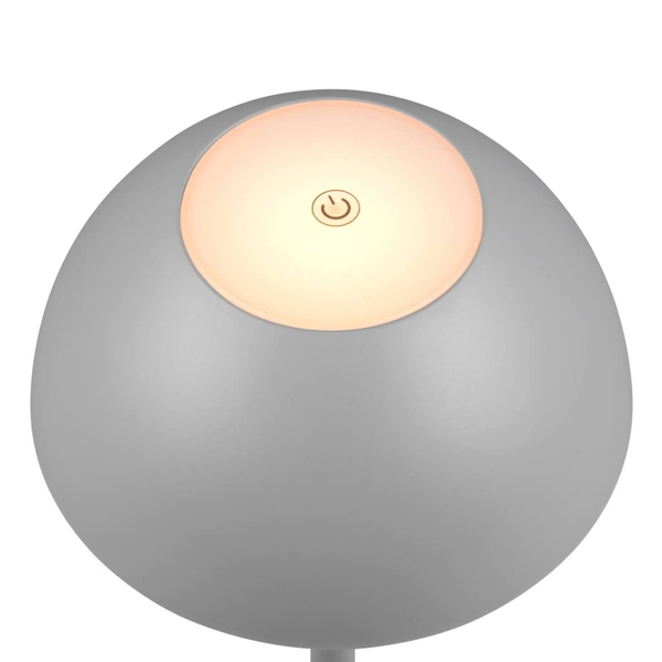 Stołowa lampka na taras Ricardo R54106177 LED 2W 3000K IP54 szara