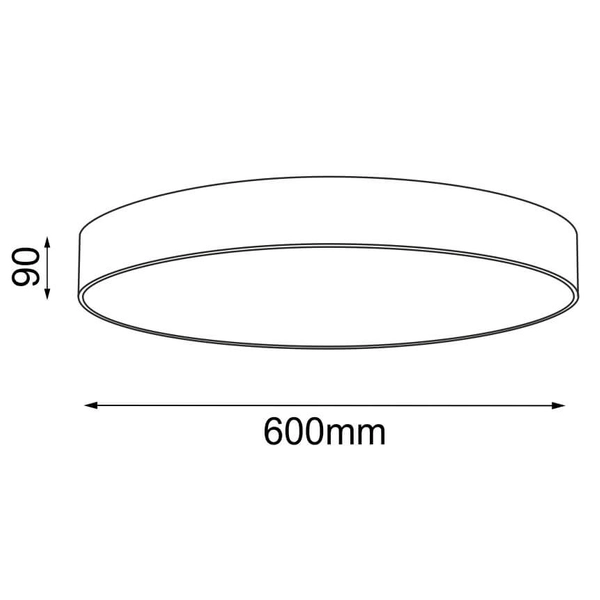 Sufitowa lampa pokojowa Sengo 1294 Shilo okrągła koło złoty