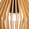 Wisząca lampa Roots MOD191PL-01W Maytoni naturalna eco czarna beżowa