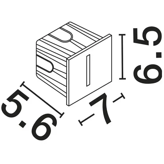 Lampa ścienna na taras CANIVRA LE75329 LED 3W 3000K IP65 antracyt