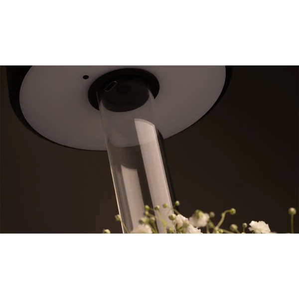 Szklana lampa nocna AI Colaboration MOD229TL-L3B3K1 LED 3W 2200-4000K czarna