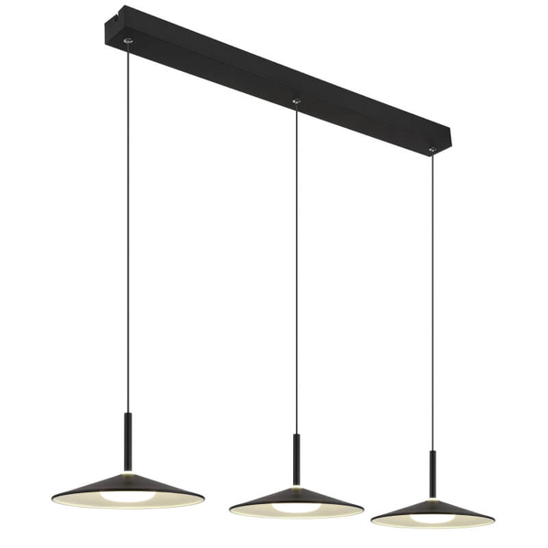 Zwisająca lampa potrójna Lampone 15635S-3 LED 24W 4000K czarny