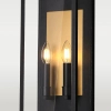 Zewnętrzny kinkiet ścienny Malibu W02548BK Cosmolight IP44 świeczniki czarny