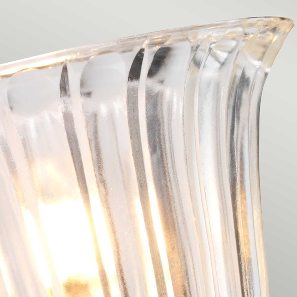 Lampa ścienna na przedpokój Austen BATH-AUSTEN1-PC chrom przezroczysty