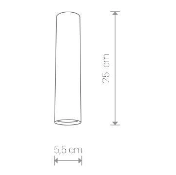 LAMPA sufitowa EYE M 5463 Nowodvorski metalowa OPRAWA downlight tuba biała
