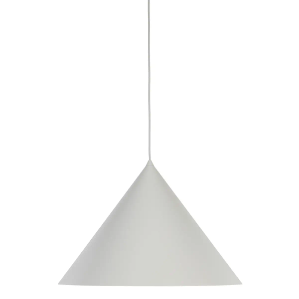 Metalowa lampa zwis CONO 10061 stożkowa nad stół beżowy