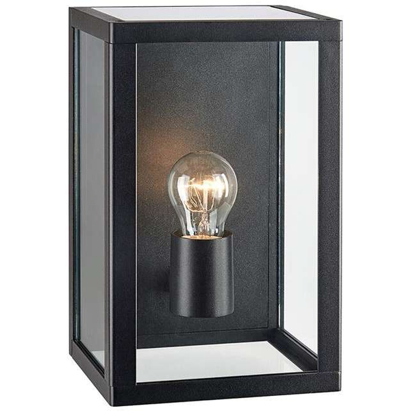 Ogrodowa LAMPA ścienna PELHAM 107113 Markslojd elewacyjna OPRAWA kinkiet zewnętrzny klatka skrzynka IP44 czarna