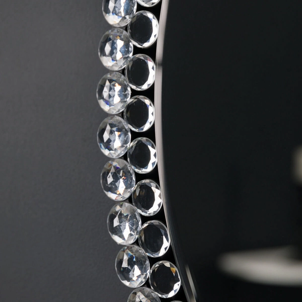 Lustro na przedpokój Fallon 5056315932036 okrągłe srebrny