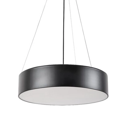 Minimalistyczna LAMPA wisząca RENATA 5082 Rabalux okrągły metalowy ZWIS nowoczesny czarny