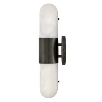 Podłużna lampa ścienna Ibiza QN-IBIZA-M-BX LED 21,5W 3000K IP44 czarny