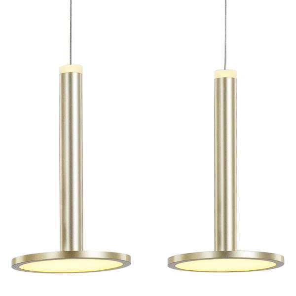 LAMPA wisząca OLIVIER MD17033012-4B GOLD Italux metalowa OPRAWA listwa LED 60W 3000K zwis spodki złote