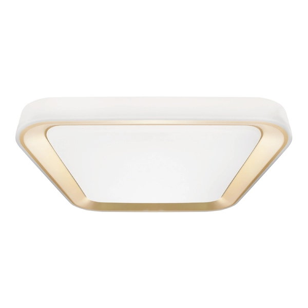Sufitowa lampa pokojowa Quadro LED 38W złoty plafon