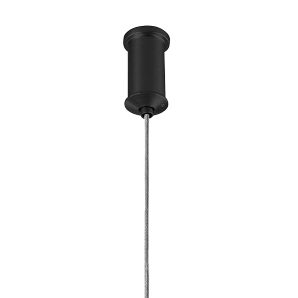 Lampa wisząca MINI MOON ST-8118P-11 black Step mleczne kule żelazo szkło czarna