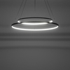 Pierścieniowa wisząca lampa Circolo 10814 Nowodvorski LED 35W 3000K czarna