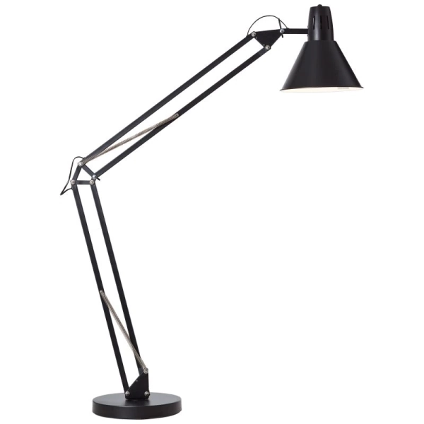 Biurkowa lampa regulowana Winston 92710/06 na stół metalowa czarny