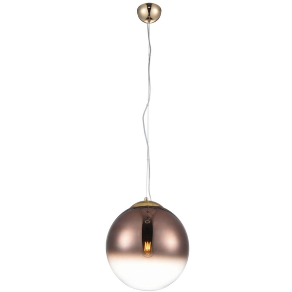 Wisząca lampa kula Iris AZ3108 Azzardo regulowana długość miedź