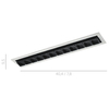 Wpust LAMPA sufitowa HARPER SL74108/24W S-WH Italux wpuszczana OPRAWA prostokątna LED 24W 3000K metalowa czarna biała