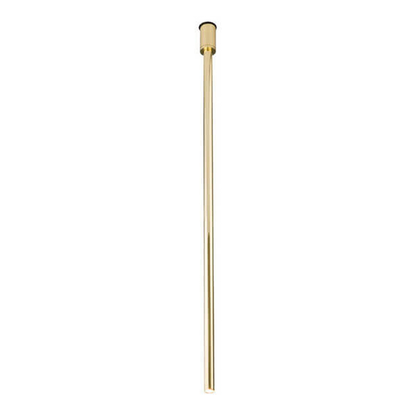 Metalowa lampa natynkowa Alha Y 9139 Dohar 80 cm do salonu sopel tuba mosiądz