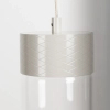 Salonowa lampa wisząca tuba FUSION P0639 LED 7W 3000K szara