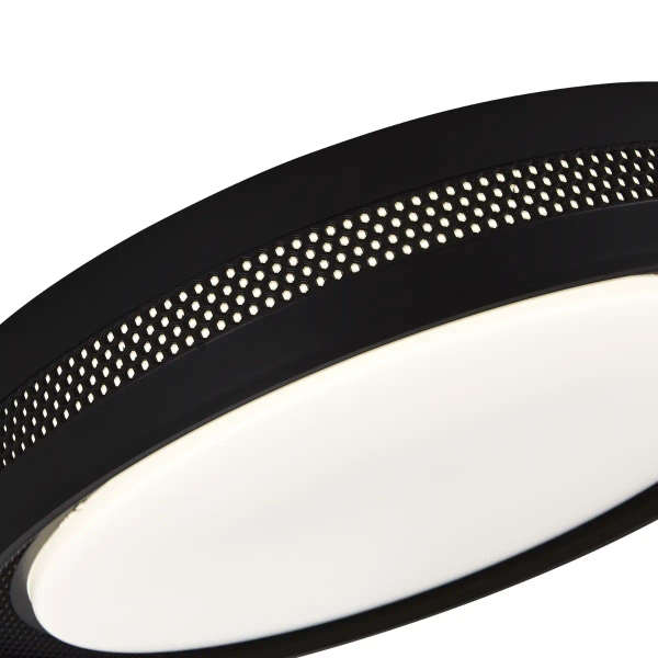 Ażurowa lampa sufitowa Ronda LP-9587/1C-40 BK LED 25W 3000-6000K czarny