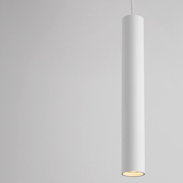 Lampa zwisająca NAZCA LE44348 do kuchni tubka sopel metalowa biała