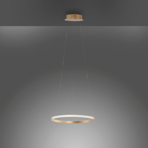 Zwisająca lampa Circle 11522-12 Just Light LED 22W 3000K pierścień złoty