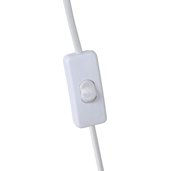 LAMPA ścienna SEBO 06218/01/31 Lucide loftowa OPRAWA metalowa półka kinkiet biały