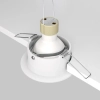 Okrągła lampa do zabudowy Slim DL027-2-01W kuchenna biała