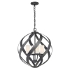 Ogrodowa lampa wisząca Blacksmith QN-BLACKSMITH-4P-OBK IP44 czarny