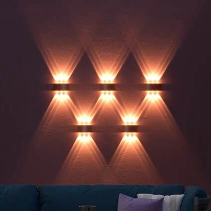 Ledowy kinkiet zewnętrzny Strato O417WL-L4B3K LED 4W 3000K czarny