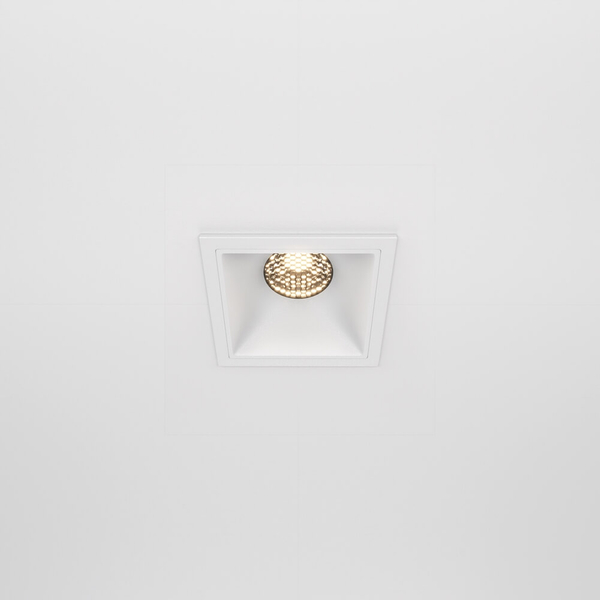 Sufitowa lampa Alfa DL043-01-10W3K-D-SQ-W LED 10W 3000K podtynkowa biały