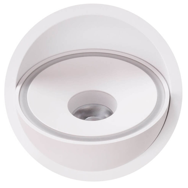 Sufitowe oczko wpustowe VECTOR H0139 LED 10W 3000K regulowane białe
