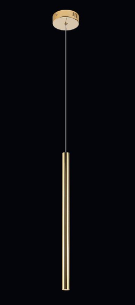 LAMPA wisząca ORGANIC P0204 Maxlight metalowa OPRAWA zwis LED 1W 3000K sopel złoty