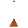 Salonowa lampa wisząca CONO 10065 trójkątna czerwony