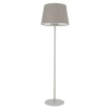 Nowoczesna podłogowa lampa TUTOIA 11683 tkanina beżowa