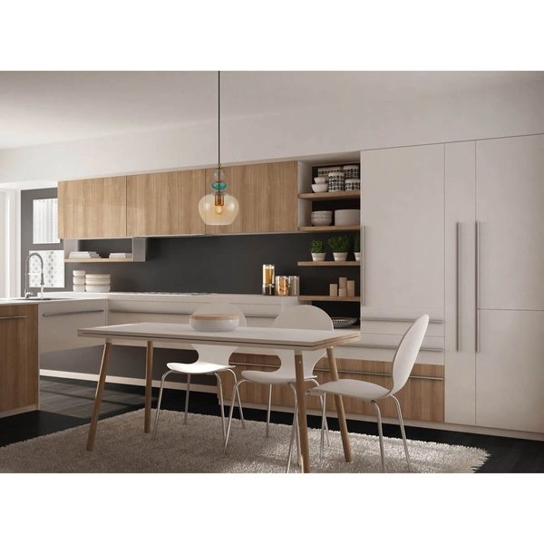 Szklana lampa wisząca Busco PND-30263-1A-BRO-AMB bursztynowy złoty kolorowy