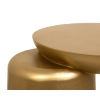 Drewniany stolik kawowy ELIAS MM001501100320 złoty 35cm do salonu