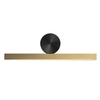 Kinkiet art deco Boogie ST-MD-7014 WALL Step LED 12W 3000K złoty czarny