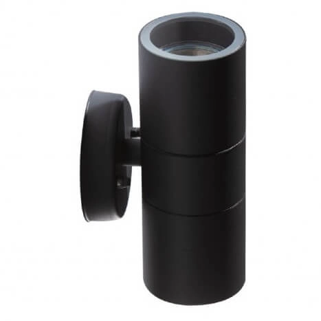 Ścienny kinkiet balkonowy ULF AZ4473 Azzardo IP44 dół-góra czarna