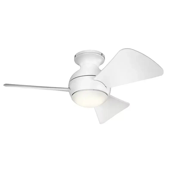Wentylator z lampą LED Sola biały KLF-SOLA-34-WHT 10W 4000K IP23 na taras