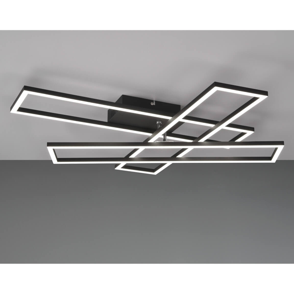 Plafon TESSORA DL132-64423 RL Light LED 36W 2700-6000K geometryczny czarny