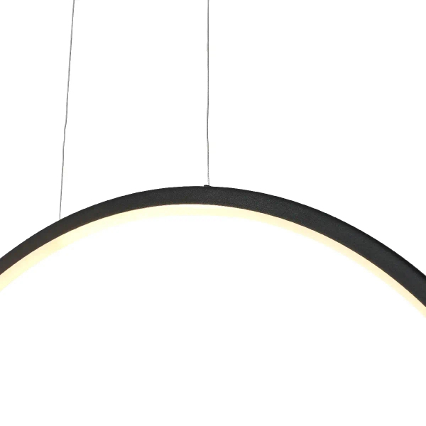 Wisząca lampa ring Loop S PL0119-65-CCT-BK LED 28W CCT IP44 czarny