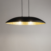 Lampa wisząca z żywicy Gondola M 40633 Sigma podłużna czarna złota