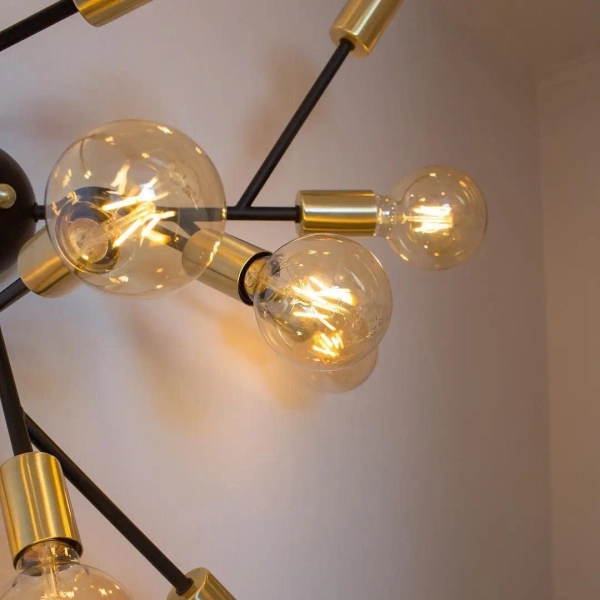 Loftowa lampa wisząca Heroes 4200460-4002 do salonu czarna