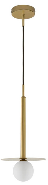 Lampa wisząca Art Deco URUAPAN LE42891 Luces Exclusivas kula do holu złota
