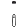 Owalna lampa wisząca Lacrima 31-35585 LED 15W 3000K nad stół czarna