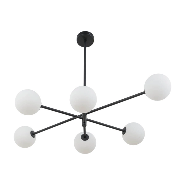 Lampa nasufitowa Sarius 4732 TK Lighting kule metalowa czarna biała