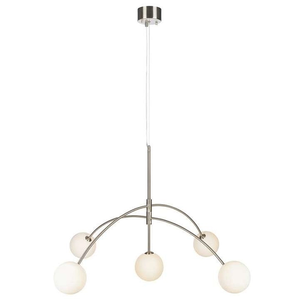 LAMPA wisząca HEAVEN 107559 Markslojd metalowa OPRAWA szklane kule balls zwis stal biały
